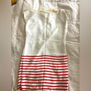 Zara shift striped dress